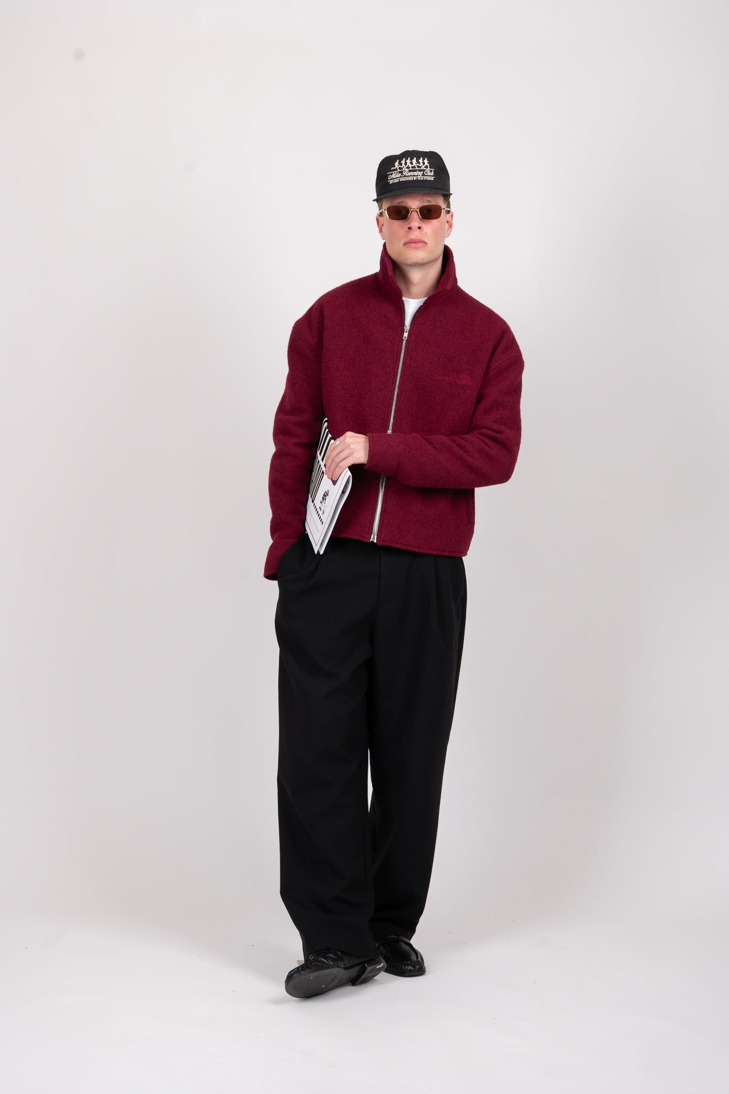 100% Wool Jacket - Bordeaux – Lieverd ik ben Thuis